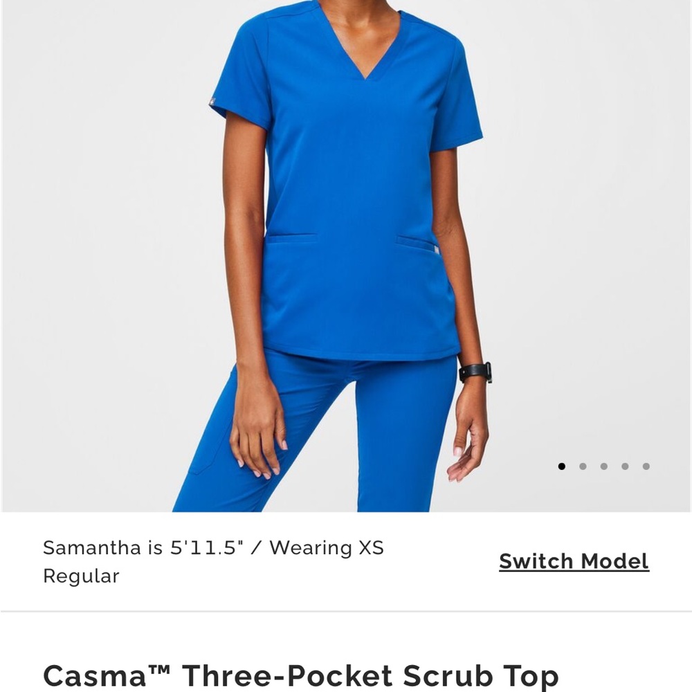 Figs Casma 3 pockets scrub top